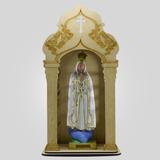 Capela Com Imagem De Nossa Senhora De Fátima (40Cm) - Inquebrável - Procade