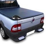 Capota Marítima Fiat Strada Cabine Simples 1998 A 2013 Modelo Baguete Com Grade Gancho Sem Estepe - Flash cover