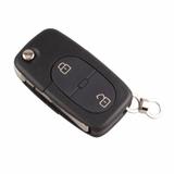 Carcaça Chave Canivete Audi A3 A4 A6 A8 2 Botões C/ Emblema
