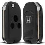Carcaça Chave Canivete Honda Civic City Fit Hrv Accord Crv Com Lâmina Alarme Automotivo - F.s.