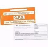 Carnê GPS INSS Guia da Previdência Social pacote com 10 carnês - Produto nacional