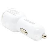 Carregadcor rapido automotivo usbx2 5v/2100ma 12v/24v-ca2u-b10 - Exbom
