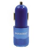 Carregador automotivo com duplo USB 2.1A azul - Duracell