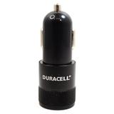 Carregador automotivo com duplo USB 2.1A preto - Duracell