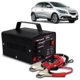 Carregador Bateria Automotivo Para Carro Shutt Bivolt 12V 10A 120W Led Indicador Auxiliar De Partida