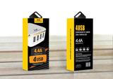 Carregador Com Quatro Portas Usb 4.4A 22W Maketech - A4404