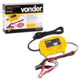 Carregador de Bateria Inteligente Vonder CIB070 132W 127V Recarga de Baterias Amarelo Preto
