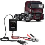 Carregador de Bateria Led Automotivo Para Caminhão Shutt 12V 2000mAh 24W Auxiliar Partida Indicador