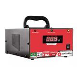 Carregador De Bateria S 10a C/ Amperimetro Sentinela