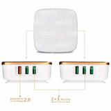Carregador de Mesa inteligente 6 USB Portas Auto-ID 2.0 A - A1021 - Xtrad