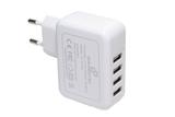 Carregador de Parede Goldentec GT4USB com 4 USB - Branco - Goldentec acessorios
