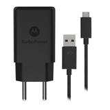 Carregador de Parede Motorola Turbo Power 15W e Cabo Micro USB