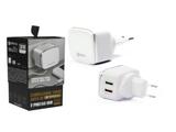 Carregador de Tomada USB 1 Porta USB + 1 Porta USB Turbo 3.0A Shinka SH-A2405 SH-A2405 SHINKA