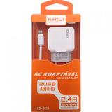 Carregador Fonte Turbo Usb Alta Velocidade Cabo ipad iphone ipad + cabo original Kaidi