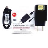 Carregador Motorola Original Turbo Power Moto G4 Play