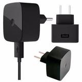 Carregador Motorola Turbopower 15W + Cabo Micro USB Bivolt