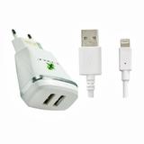 Carregador para iphone ultra rapido com 2 usb 3.1a e cabo - Xcell