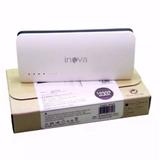 Carregador Portátil 10.000 Mah Original Inova Power Bank - 12cm - 110/220 - Branco