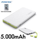 Carregador Portatil Pineng 5.000mah Usb Universal SLIM Compatível com Lenovo - Pining