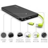 Carregador portatil pineng 5000mah slim preto compativel lg k10 pro