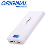 Carregador Portátil Powerbank 20000mah Múltiplas portas USB Pineng Branco Original