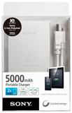 Carregador Portátil Sony Cp-v5a Branco Capacidade 5000mah
