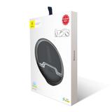 Carregador Sem Fio QI para Iphone Samsung Baseus iX Wireless Charger 5w/10w Preto