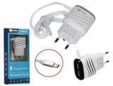 Carregador Turbo type-c Com Duas Saidas USB Femea Cinza Lotus LT-360