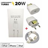 Carregador Ultrarrapido Compativel C/ Iphone Pd 20W Original Branco - Novax - Novax