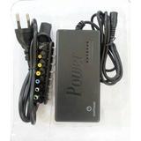 Carregador Universal Automatico p/ Notebook 90W 8 Pinos - Power