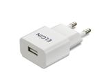Carregador USB para tomada, Bivolt, 1 saída USB 1A 5W, Elgin - 46RCT1USB000