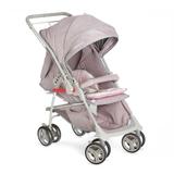 Carrinho Bebê Maranello II Galzerano Cinza/Rosa 1381GCZR