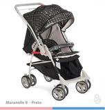 Carrinho Bebê Maranello II Preto Galzerano