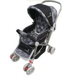 Carrinho Bebê Passeio Berço Alça Reversível Color Baby Preto