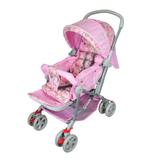 Carrinho Bebê Reversível Junior Color Baby Rosa
