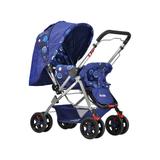 Carrinho Berço Rover Alça Reversível Azul 0 a 15kgs Prime Baby