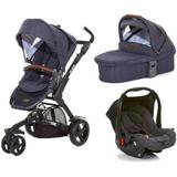 Carrinho De Bebê 3 Rodas 3 Tec Style Street + Moisés + Bebê Conforto - Abc Design