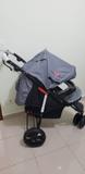 Carrinho De Bebê 3 Rodas Twist Cinza - Dardara