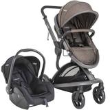Carrinho De Bebe Bebe Conforto Kiddo Quantum Melange Marrom