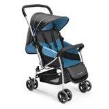 Carrinho de Bebê Berço Flip Azul Multikids Baby - BB503