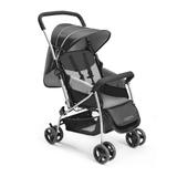 Carrinho de Bebê Berço Flip Cinza - Multikids Baby