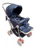Carrinho de Bebê Berço/Passeio com alça reversível Júnior Azul Color Baby