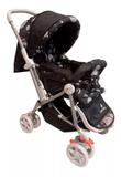 Carrinho de Bebê Berço/Passeio com alça reversível Júnior Preto Color Baby