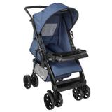 Carrinho De Bebê Berço Tutty Baby Reclinável Jeans