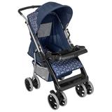 Carrinho De Bebê Berço Tutty Baby Reclinável Thor Plus Azul New