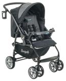 Carrinho de Bebe Burigotto AT6 K Preto e Cinza