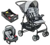 Carrinho de Bebe com Bebe Conforto e Base Burigotto Rio K Copacabana