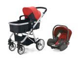 Carrinho de Bebe com Bebe Conforto Fisher Price Hero Vermelho