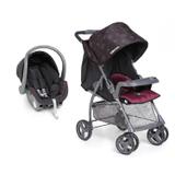 Carrinho de Bebe com Bebe conforto Galzerano San Remo Preto