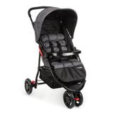 Carrinho De Bebê Delta Cinza Grid - Voyage